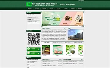 自貢黑羽網(wǎng)絡網(wǎng)頁制作案例-廣西桂林豐潤萊生物科技股份有限公